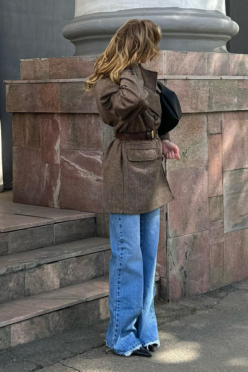 Sarah Structured Tweed Coat