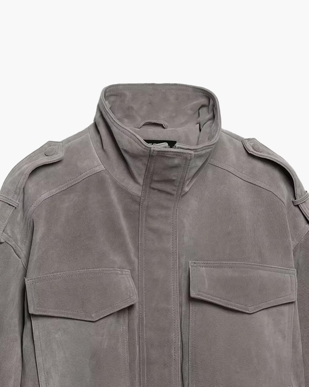 Nina Faux Suede Cropped Jacket