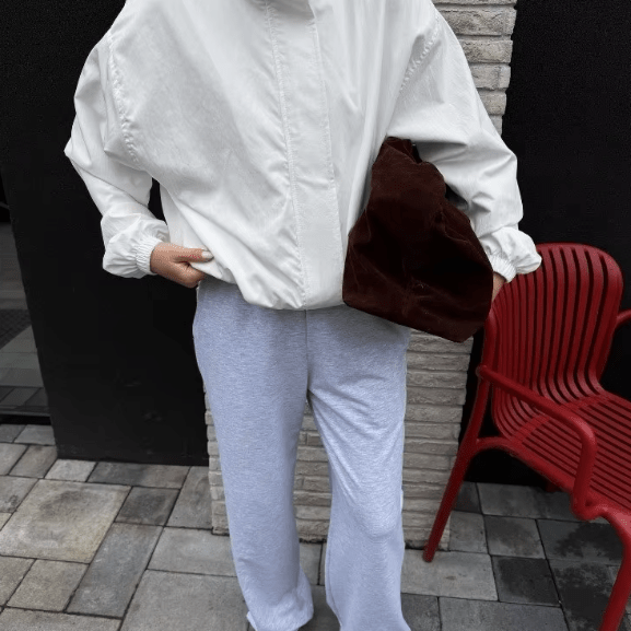 SOKYND Adelita Waterproof Bomber Jacket Coats & JacketsWhiteS