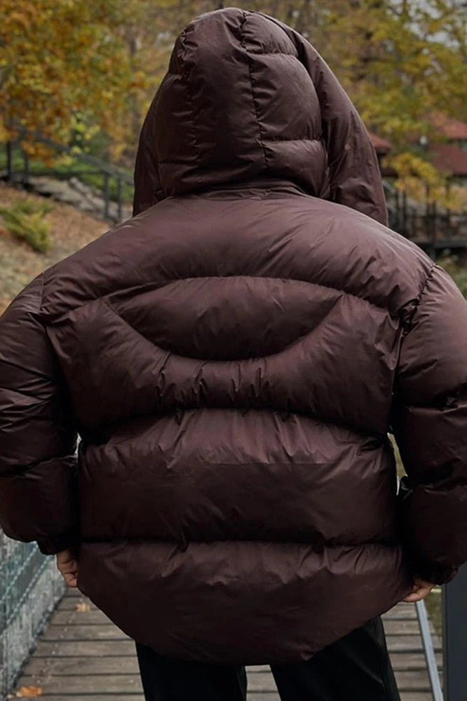 SOKYND Emilia Hooded Puffer Jacket JacketSOKYND-956119-BRO-XXL-28471BrownXXL