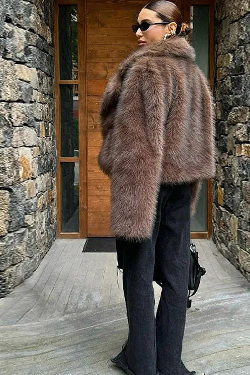 SOKYND Estelle Faux Fur Coat Coats & JacketsvD1767356248753918275CoffeeS