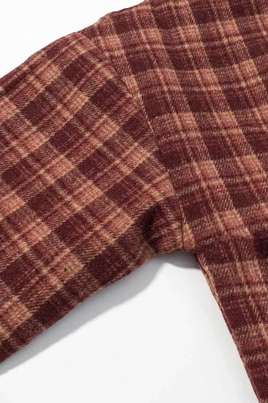 SOKYND Jane Plaid Stand Collar Coat CoatSOKYND-608023-S-OS-44951S