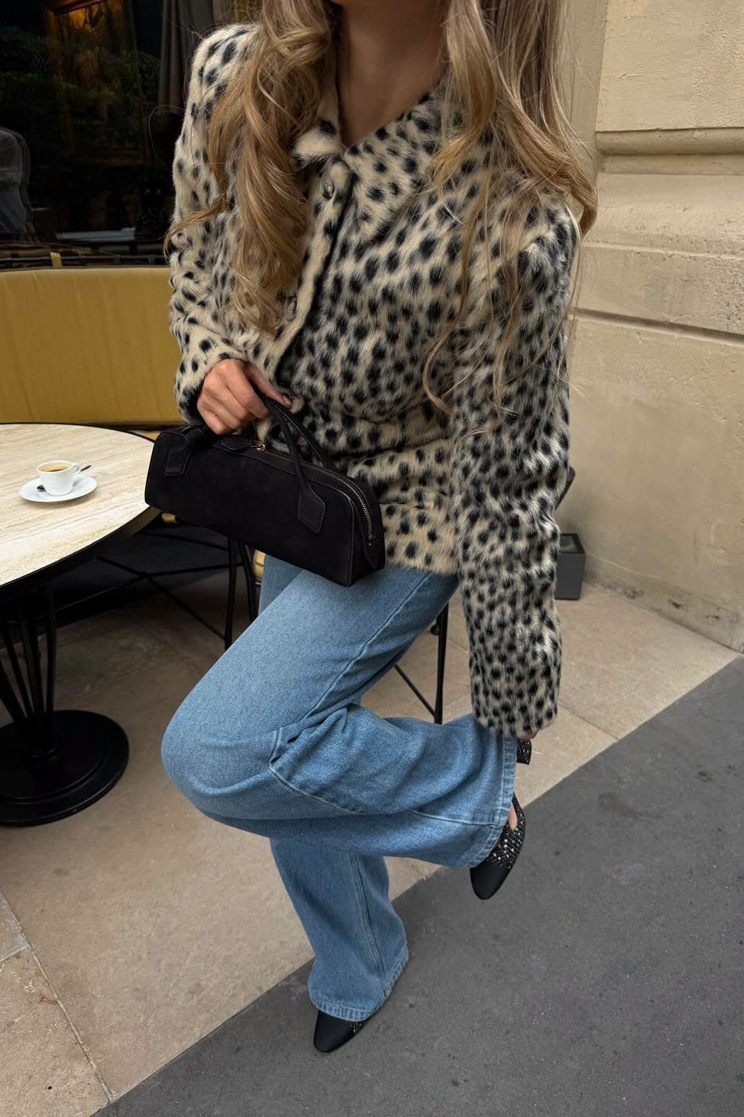 SOKYND Linda Leopard Faux Fur Lapel Coat CoatSOKYND-680727-S-OS-06391S