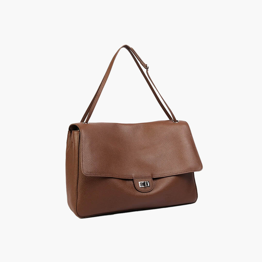 SOKYND Melissa Crossbody Shopper Bag BagSmall: 32x9x22cmLight Brown