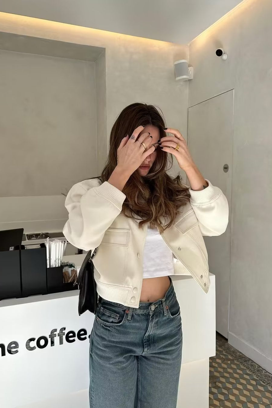 SOKYND Mila Bomber Jacket JacketSOKYND-445335-OAT-S-26423OatmilkS