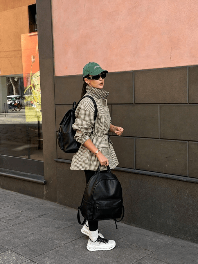 SOKYND Rebecca Vintage Plaid Cinched Jacket JacketSOKYND-209879-KHA-S-26711KhakiS
