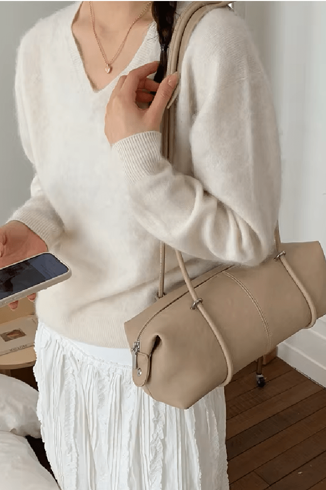 SOKYND Sandra Boston Pillow Bag BagSOKYND-971543-BEI-OS-37335Beige