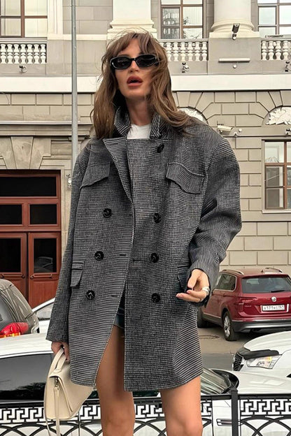 Sarah Structured Tweed Coat