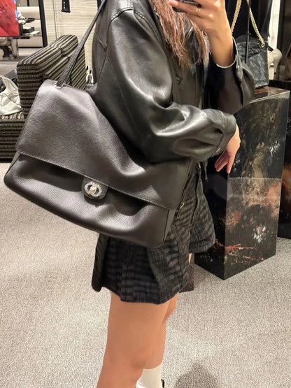 Zoe Buckle Flap Shoulder Bag