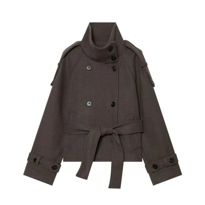 Alicia Double Breasted Belted Coat