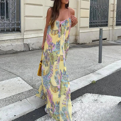 Jesse Floral Chiffon Cami Dress