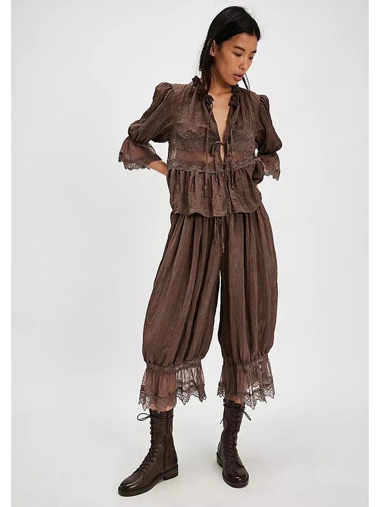 Jasmine Lace Lantern Suit