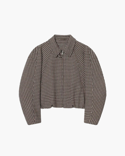 Hannah Houndstooth Zip Jacket