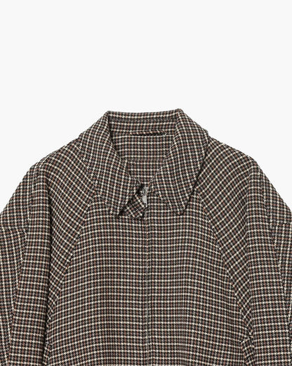 Hannah Houndstooth Zip Jacket