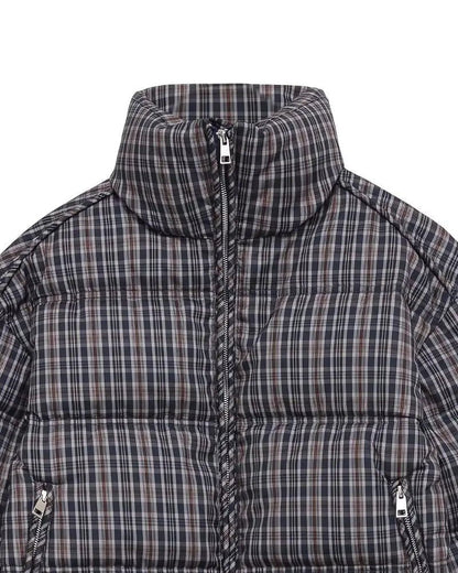 Sabrina Plaid Puffer Jacket