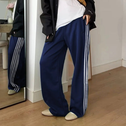 Lily Striped Drawstring Sweatpants