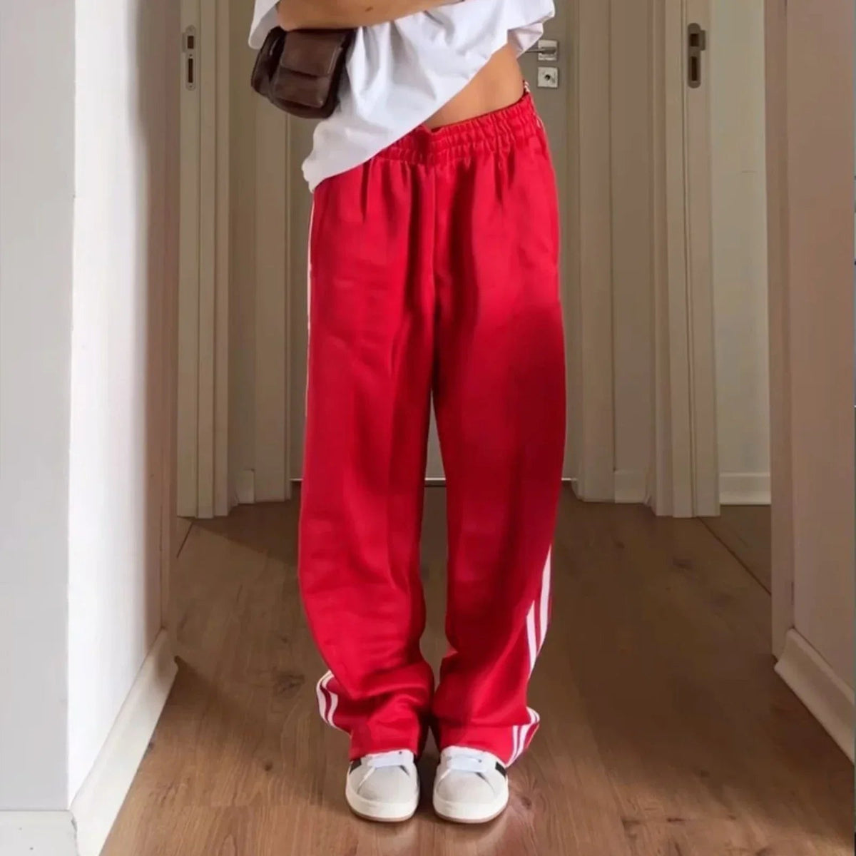 Lily Striped Drawstring Sweatpants
