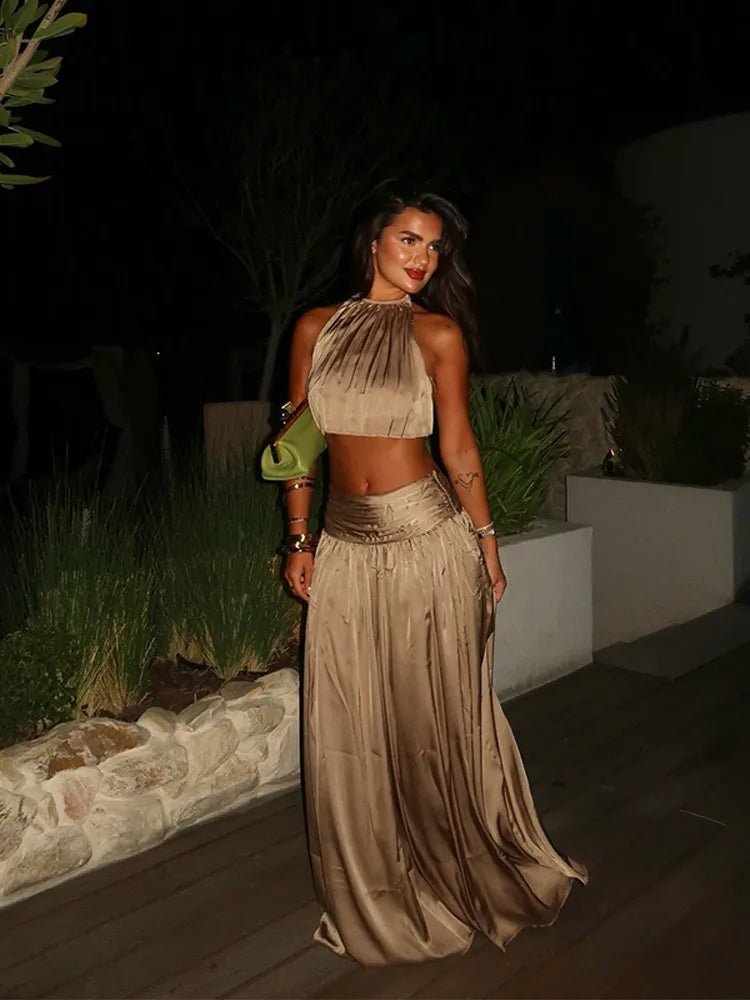 Linda Halter Backless Set