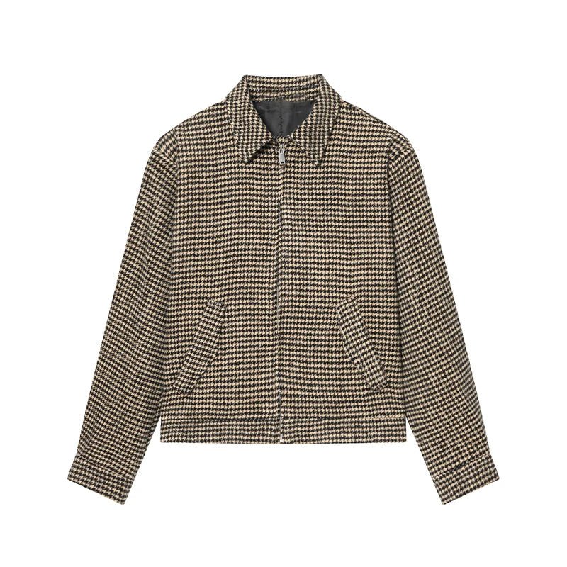 Layla Houndstooth Padded Suit Set