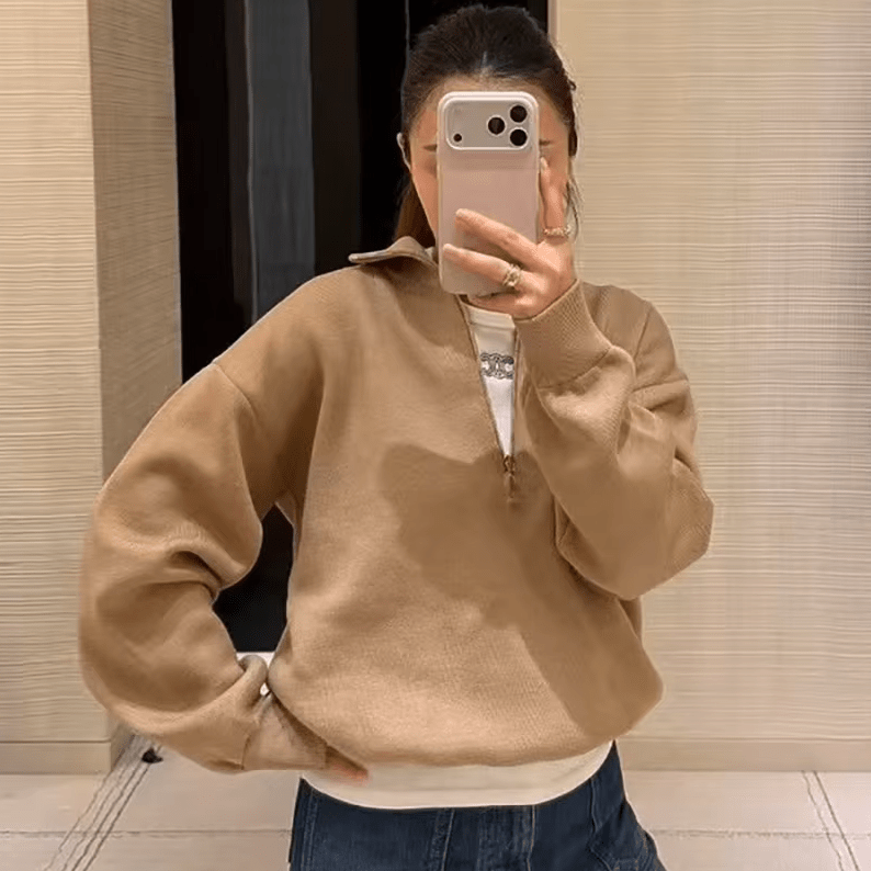 Alice Half-Zip Knit Sweater