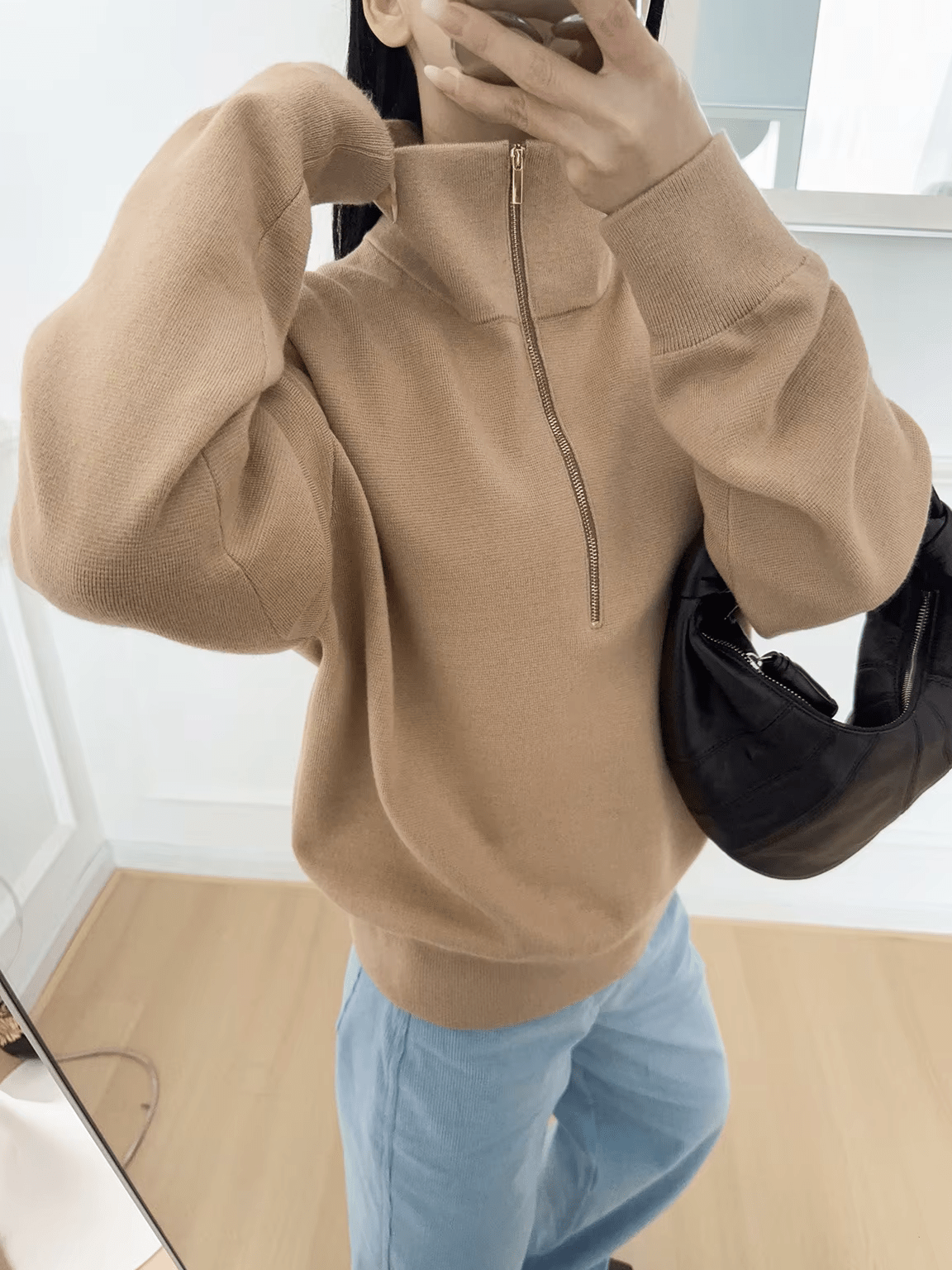 Alice Half-Zip Knit Sweater