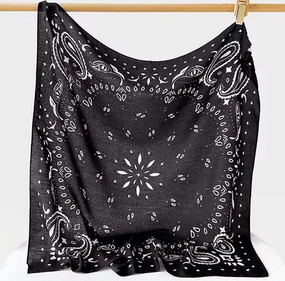 SOKYND Adaure Paisley Knitted Bandana Scarf AccessoriesSOKYND-744855-BLA-ONESIZ-15479BlackOne Size