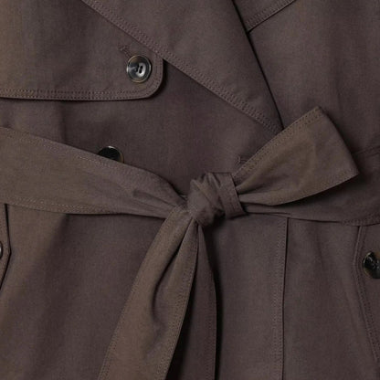 SOKYND Aliya Belted Short Trench Coat Coats & Jacketson1774219786678840331BrownXS