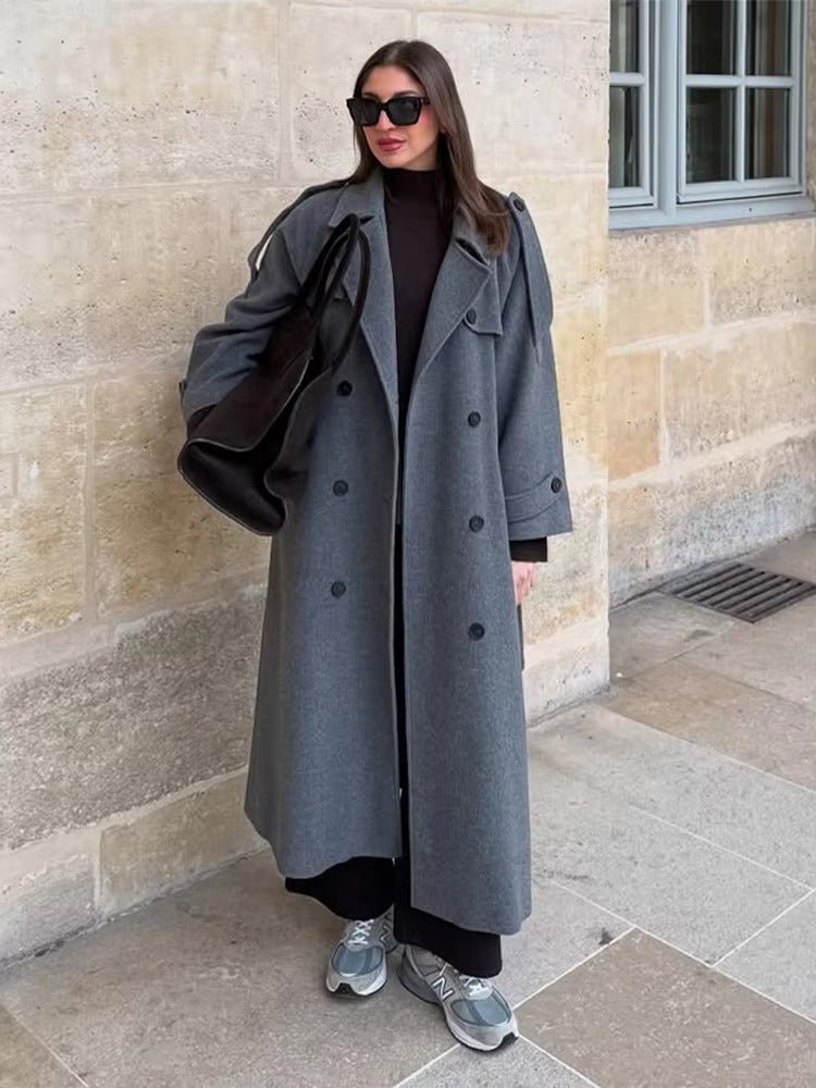 SOKYND Amelia Autumn Winter Coat Coats & JacketsGreyS