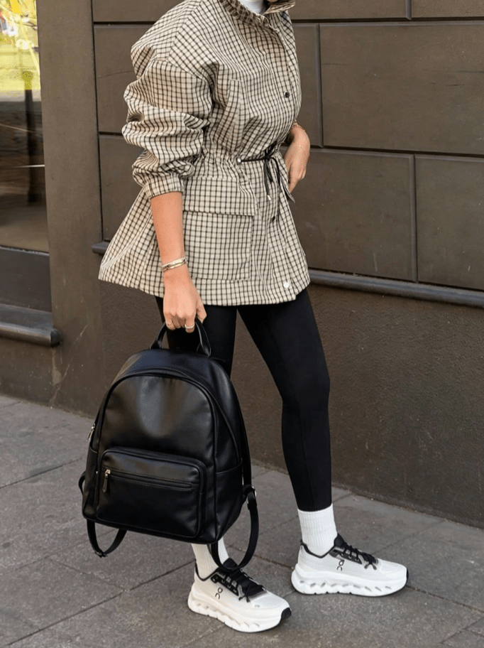 SOKYND Amelia High-Neck Plaid Jacket JacketSOKYND-703959-M-OS-28855M