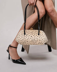Anna Cheetah Faux Fur Shoulder Bag