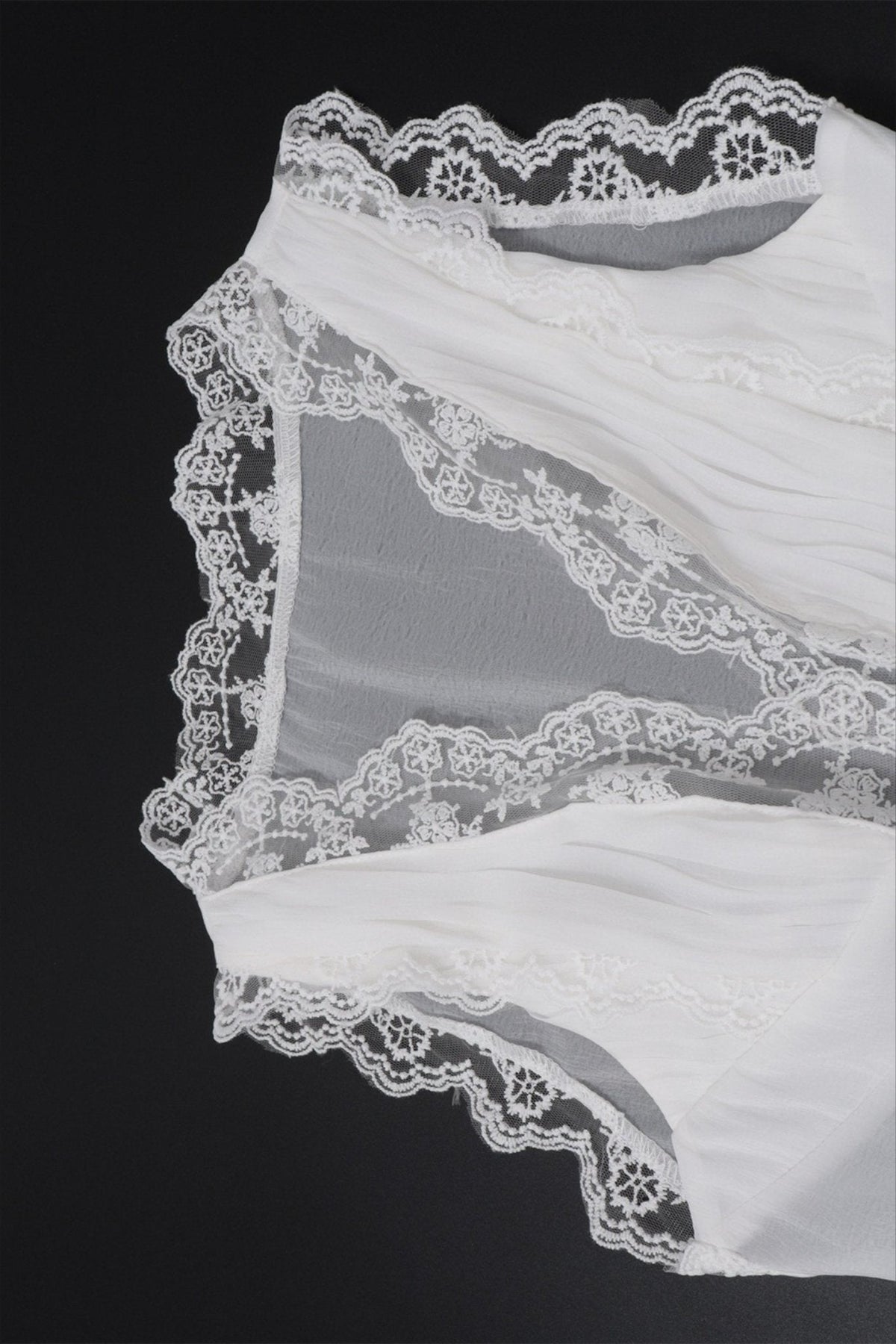 SOKYND Audrey Lace Trim Tie Back Skirt Set Matching SetsSOKYND-807383-WHI-S-86359White Set (Top+Skirt)S