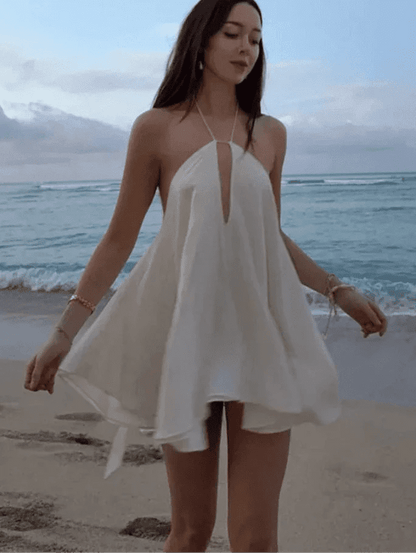 SOKYND Bernadette Off-Shoulder Hollow Out Summer Dress DressesSOKYND-917207-WHI-S-86679WhiteS
