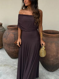 Brianna Off Shoulder Maxi Dress
