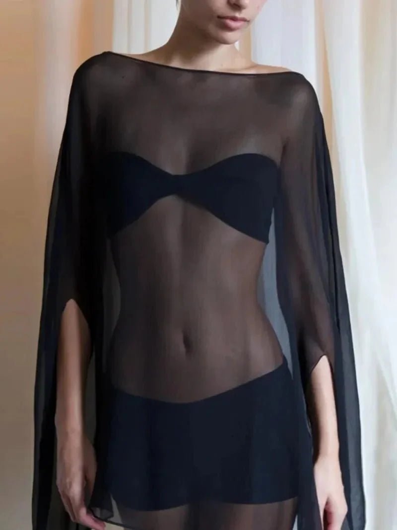 SOKYND Chelsea Loose Blouse Cover - up BlouseBlackS