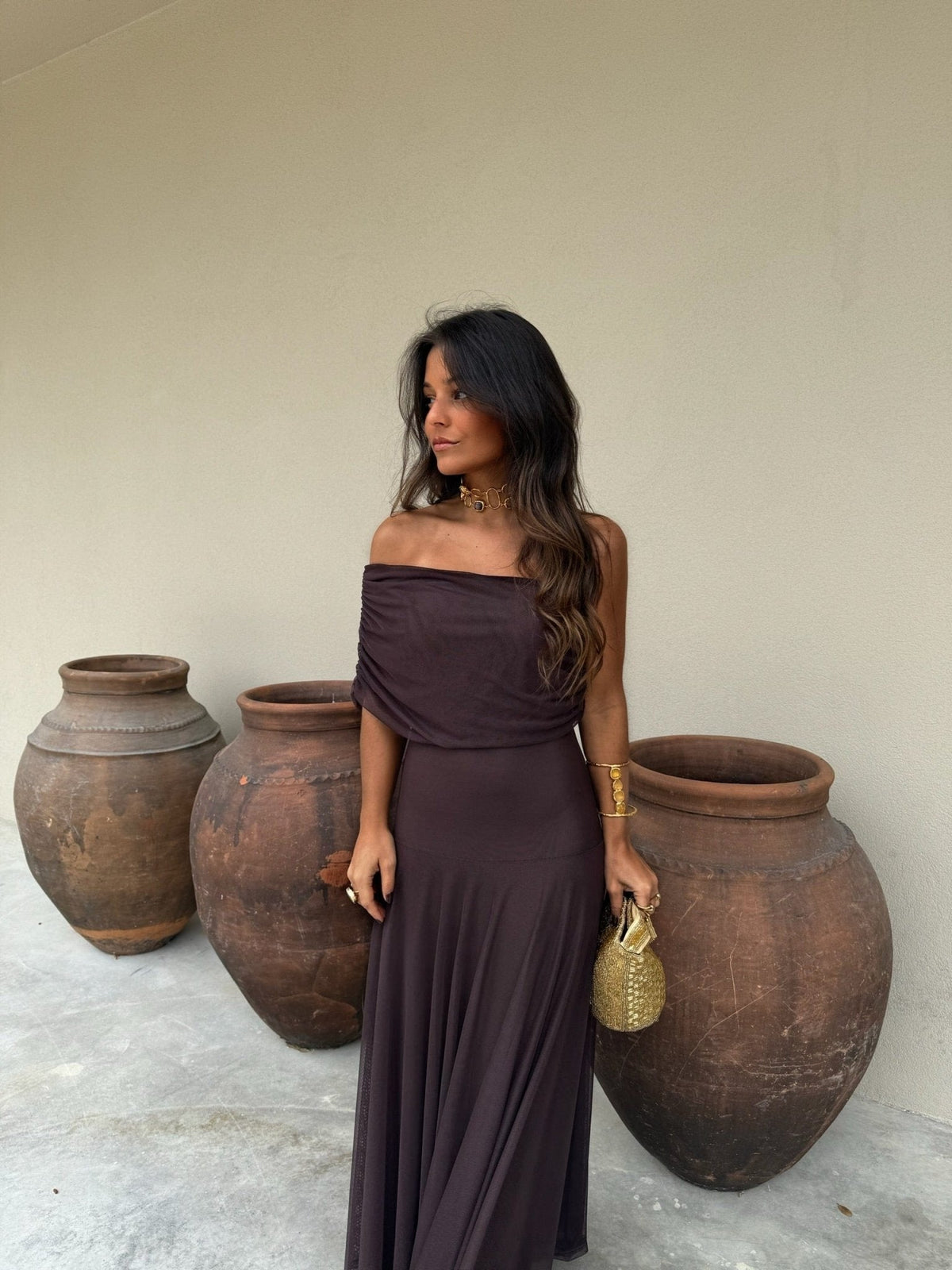 Clarice Mesh Maxi Dress