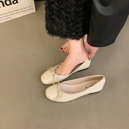 SOKYND Delphine Bowtie Ballet Flats ShoesBlack35