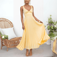 Fenella Flowing Pleated Maxi Dress