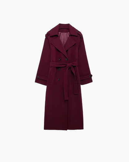 SOKYND Janelle Autumn Winter Coat Coats & JacketsVh1767356248731541241BurgundyS