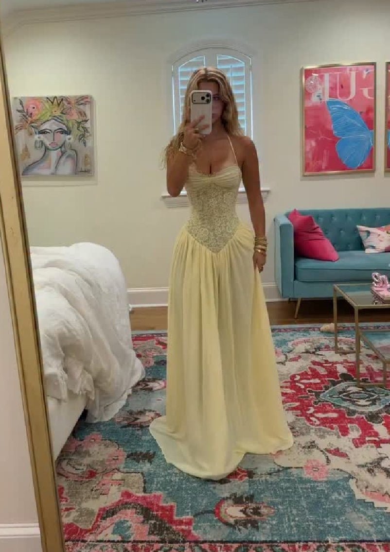 SOKYND Jeanna Halter Corset Maxi Dress DressSOKYND-551063-L-OS-81783L