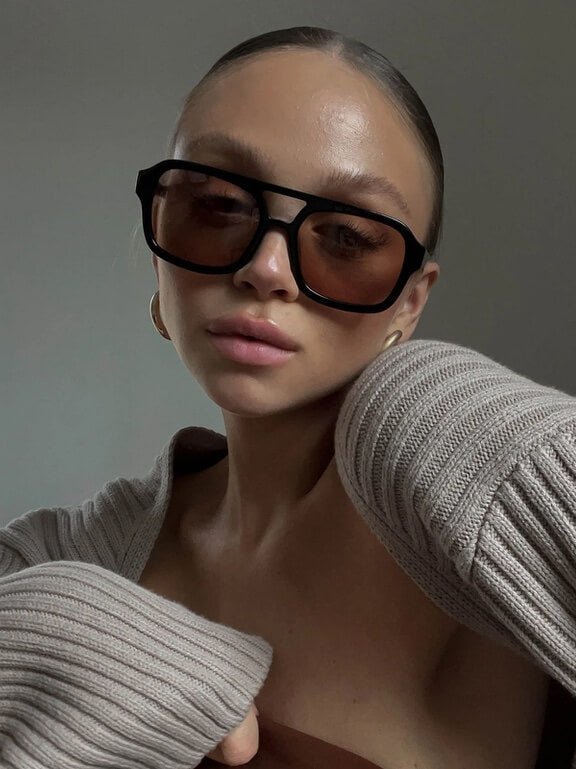 SOKYND Jenny Oversized Cat-Eye Sunglasses AccessoriesSOKYND-102999-TOR-OS-51607Tortoise / Orange