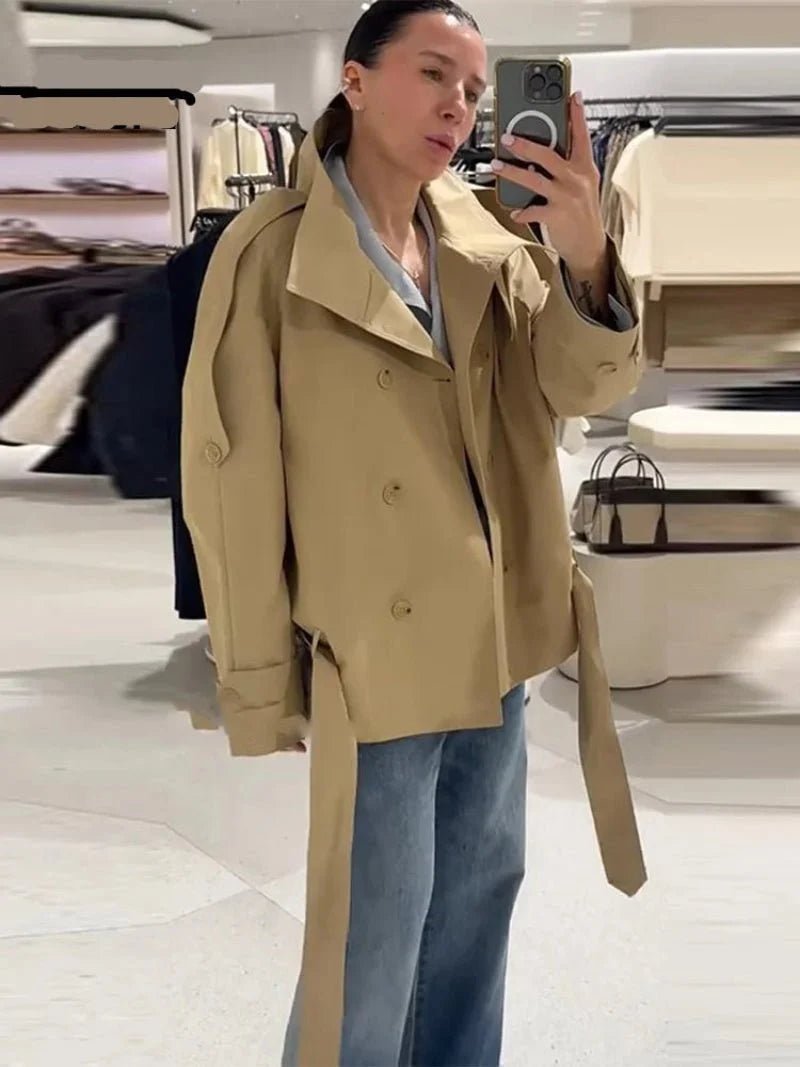 SOKYND Katie High Neck Cropped Utility Trench JacketSOKYND-275415-M-OS-56087M