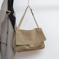 Lara Matte Suede Crossbody Tote