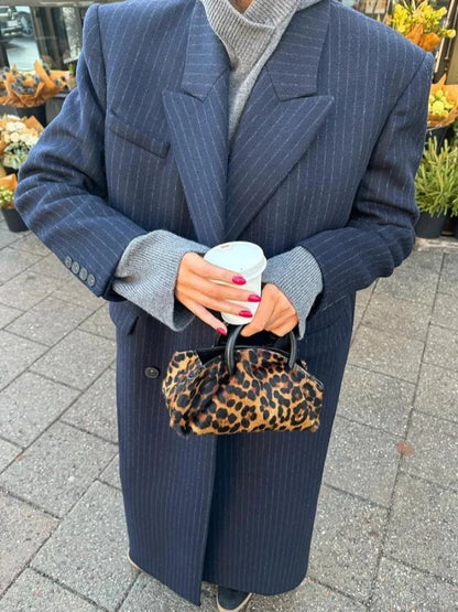 SOKYND Laura Double Breasted Long Coat CoatSOKYND-382231-NAV-S-36215Navy BlueS
