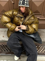 Linda Shiny Puffer Jacket