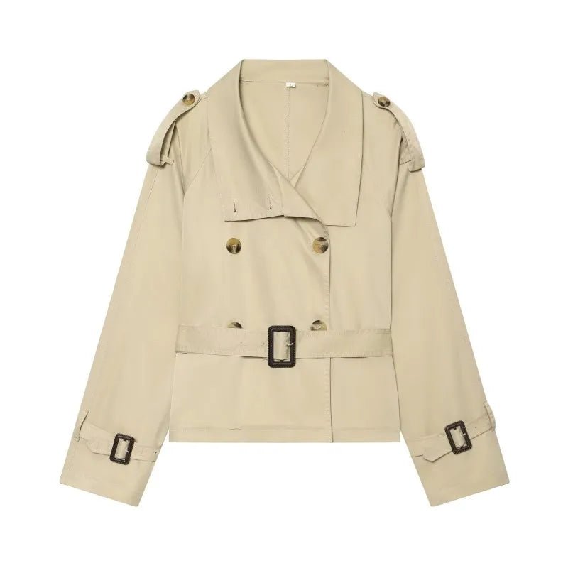 SOKYND Lucy Belted Trench Coat CoatSOKYND-541143-BEI-L-32407BeigeL