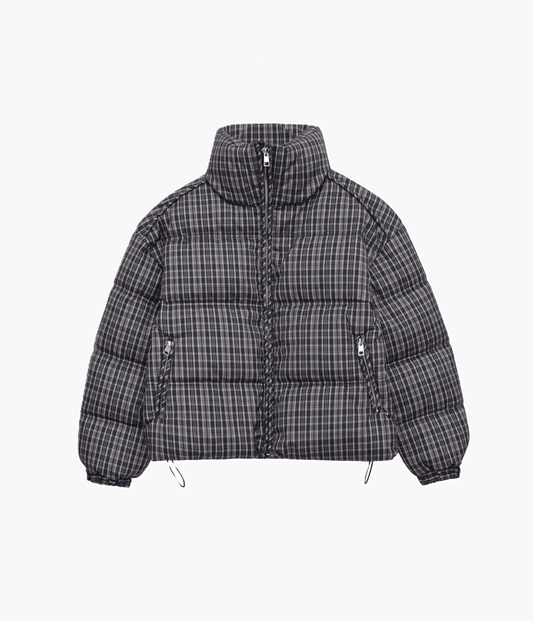 SOKYND Sabrina Plaid Puffer Jacket JacketSOKYND-964503-XS-OS-51223XS