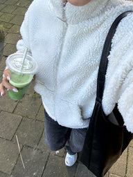 Tessa Zip Up Teddy Jacket