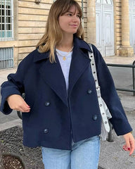 Vannie Short Double-Breasted Coat