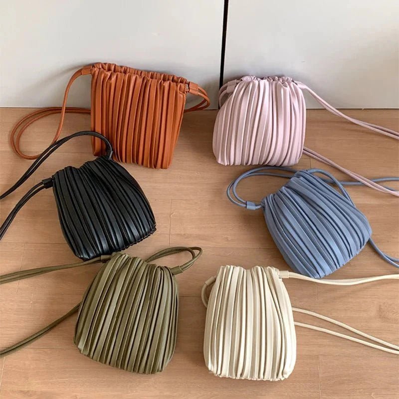 Claudia Pleated Crossbody Bag